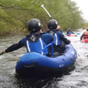 Canoraft en los ca�ones del Ebro