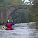 Kayak en el Rio Ebro